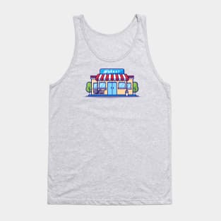 Market Shop Building Tank Top